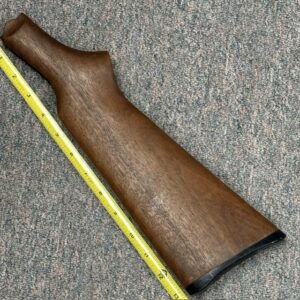 Savage 29A buttstock with buttplate, #223-29A-708U large chip from right front tang area, otherwise good condition