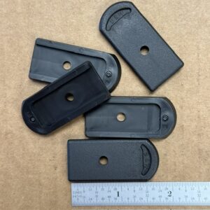 S&W 45 Series magazine buttplate plastic, #1040-10730 fits most 45's
