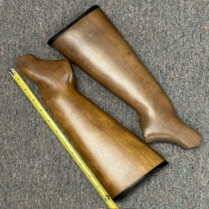 Savage-Stevens-Springfield 940-944 Series stock with buttplate & pistol grip - CHECK - V-shape on side surface where stock meets frame-minor shelf wear, #494-A944-3-PG