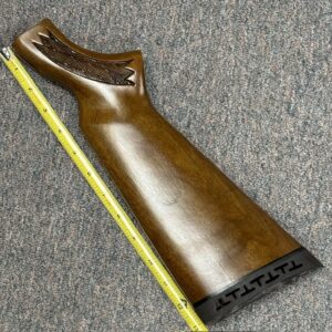 Savage 30J buttstock 12 gauge with recoil pad -press-checkered with pegs at front (see photos), #558-A30J-3J