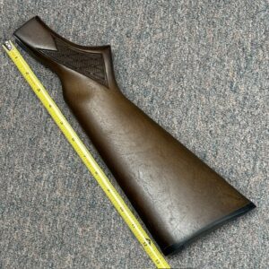 Springfield 69 Series buttstock with buttplate 12 gauge press-checkered, #558-A69J-3J-CU used, near new
