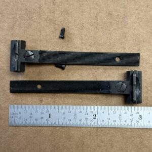 Smith & Wesson old model N frame rear sight assembly with screw - .146 white outline blade, post-1967 models, #1032-4098