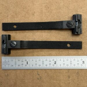 Smith & Wesson 27 rear sight assembly - finely checkered - with white outline blade and screw, #1032-5276 Fits all 1967-1988 N frames