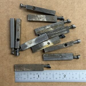 Savage/Springfield/Stevens various models ejector assembly - square bottom - probably early - taller ejection portion , #558-820A-53U-2