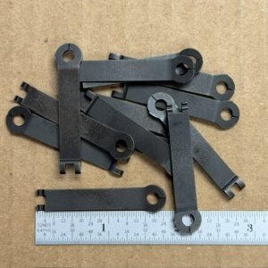 Colt 1878 trigger spring, #197-13 (machining slit does not affect function)